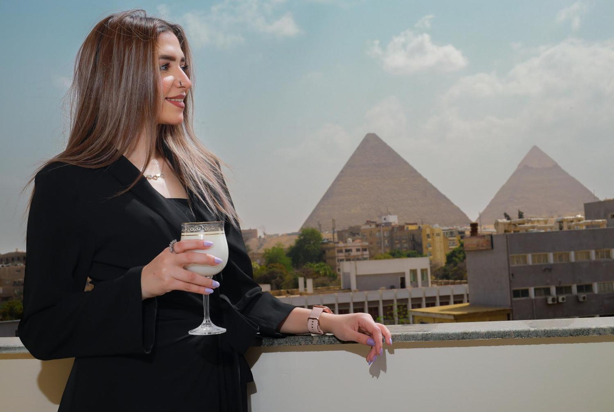 The Muse Pyramids Inn Kafrat al Jabal Bagian luar foto