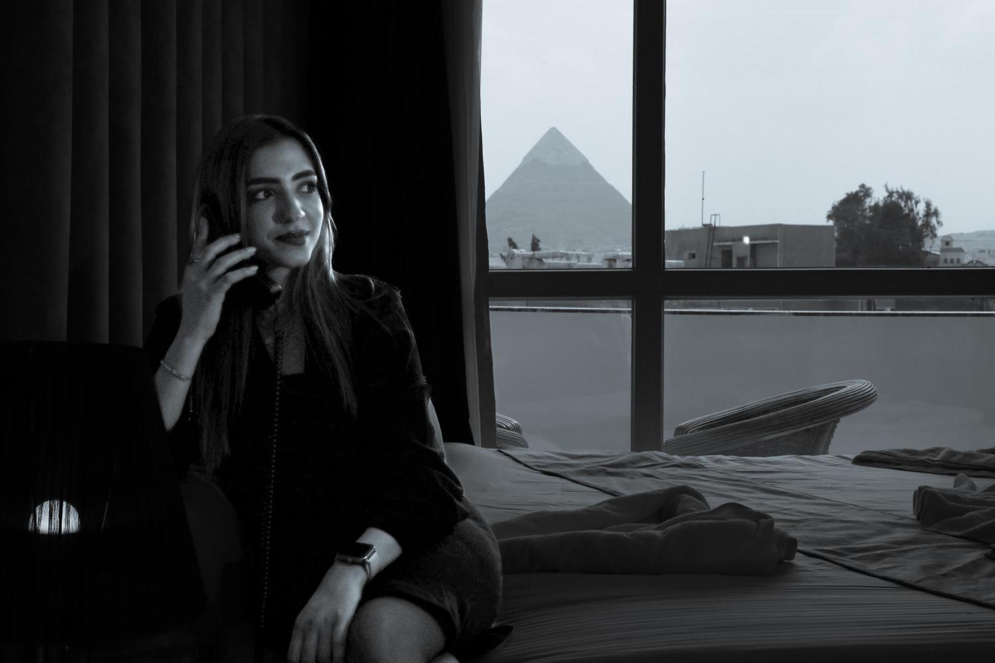 The Muse Pyramids Inn Kafrat al Jabal Bagian luar foto